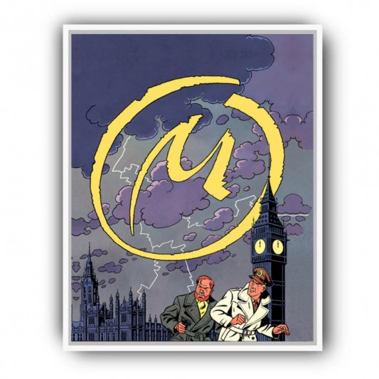 Tableau Blake et Mortimer 7 - Couverture M 55x70 cm - secondaire-5