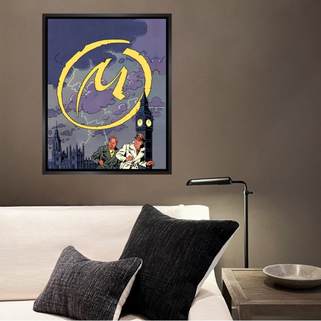 Tableau Blake et Mortimer 7 - Couverture M 55x70 cm - secondaire-7