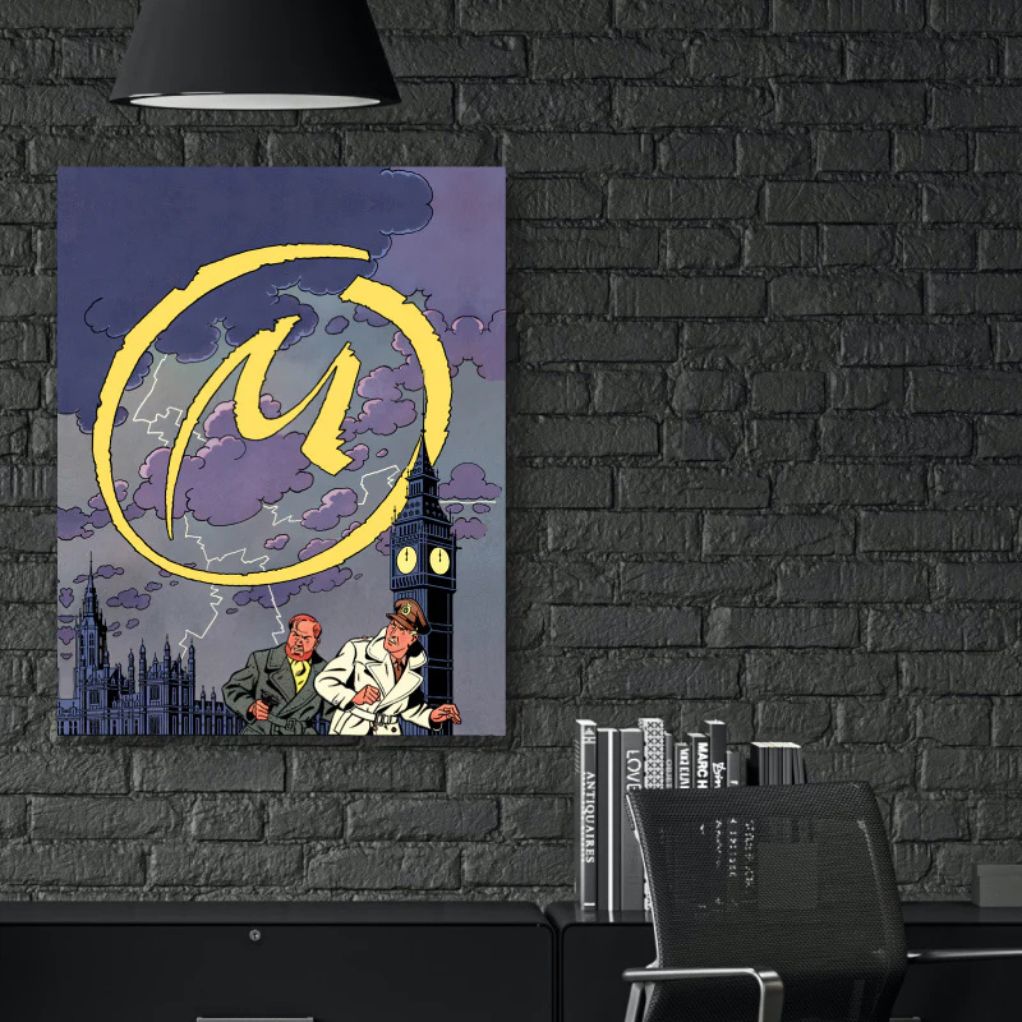 Tableau Blake et Mortimer 7 - Couverture M 55x70 cm - secondaire-8