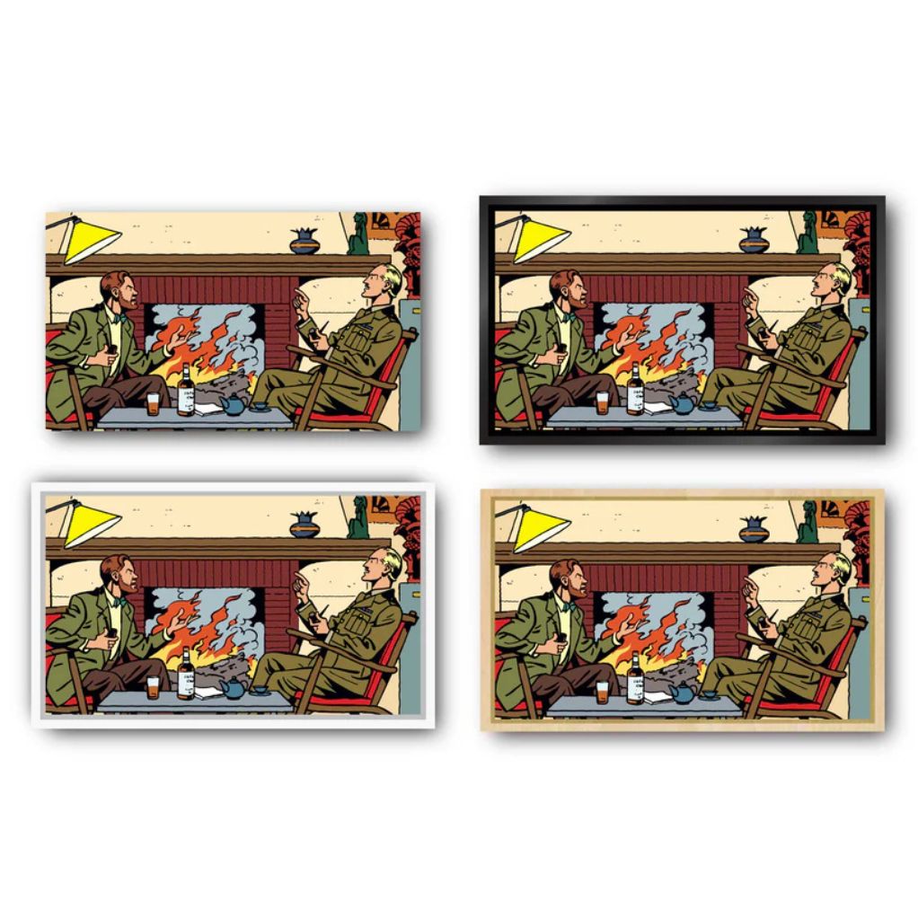 Tableau Blake et Mortimer 6 - Cheminée - secondaire-4