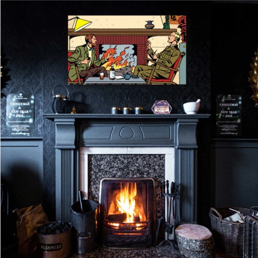 Tableau Blake et Mortimer 6 - Cheminée - secondaire-7