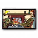 Tableau Blake et Mortimer 6 - Cheminée 70x40 cm - secondaire-2