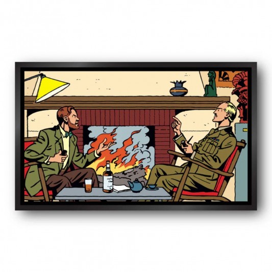Tableau Blake et Mortimer 6 - Cheminée 70x40 cm - secondaire-2