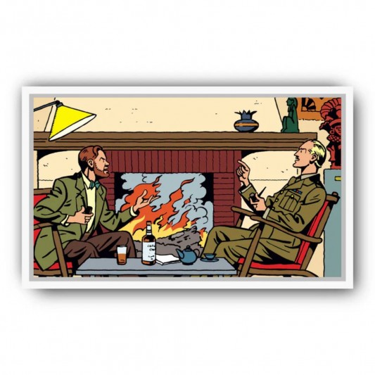 Tableau Blake et Mortimer 6 - Cheminée 70x40 cm - secondaire-3
