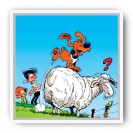 Tableau Boule et Bill 2 - Saute-mouton - secondaire-1