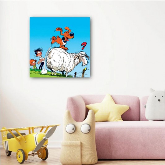 Tableau Boule et Bill 2 - Saute-mouton - secondaire-5