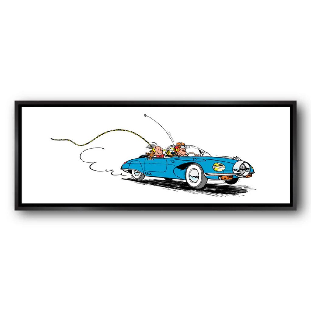 Tableau Spirou 3 - Spirou et la turbotraction 200x70cm - secondaire-4