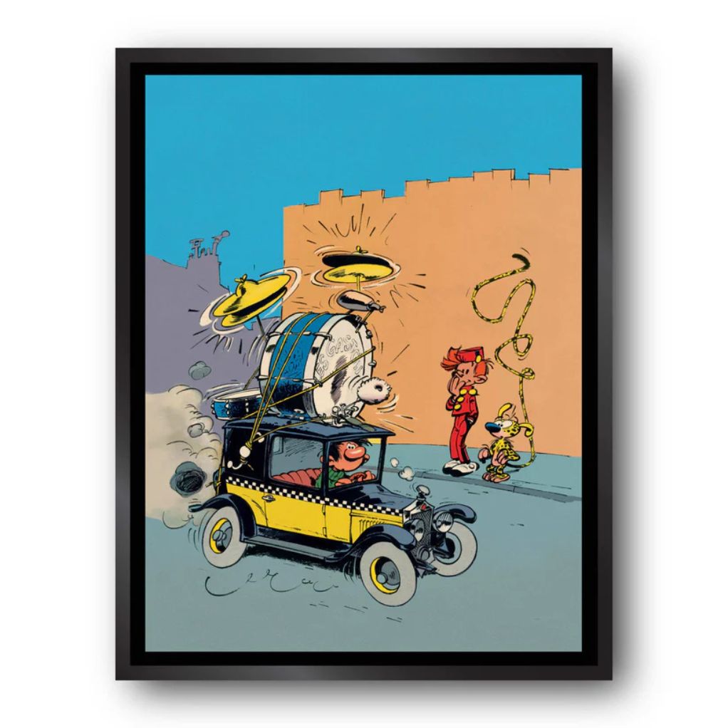 Tableau Spirou 6 - Spirou et la voiture de Gaston - secondaire-3