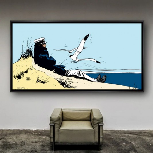 Tableau Corto Maltese 1 - Les dunes 120x60 cm - secondaire-1