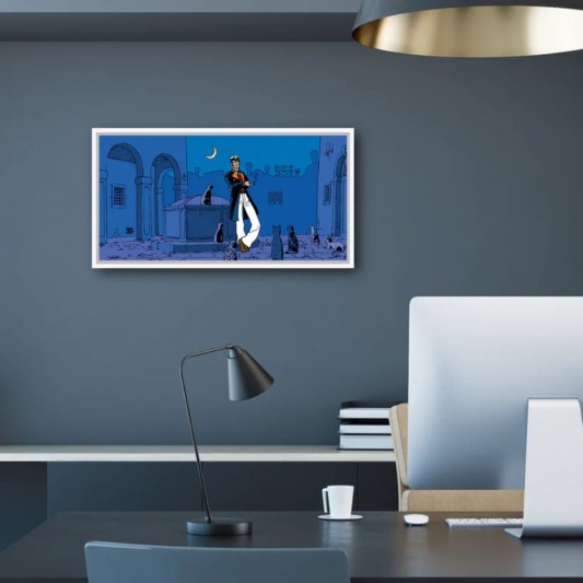 Tableau Corto Maltese 3 - Corto et les chats 100x50 cm - secondaire-6