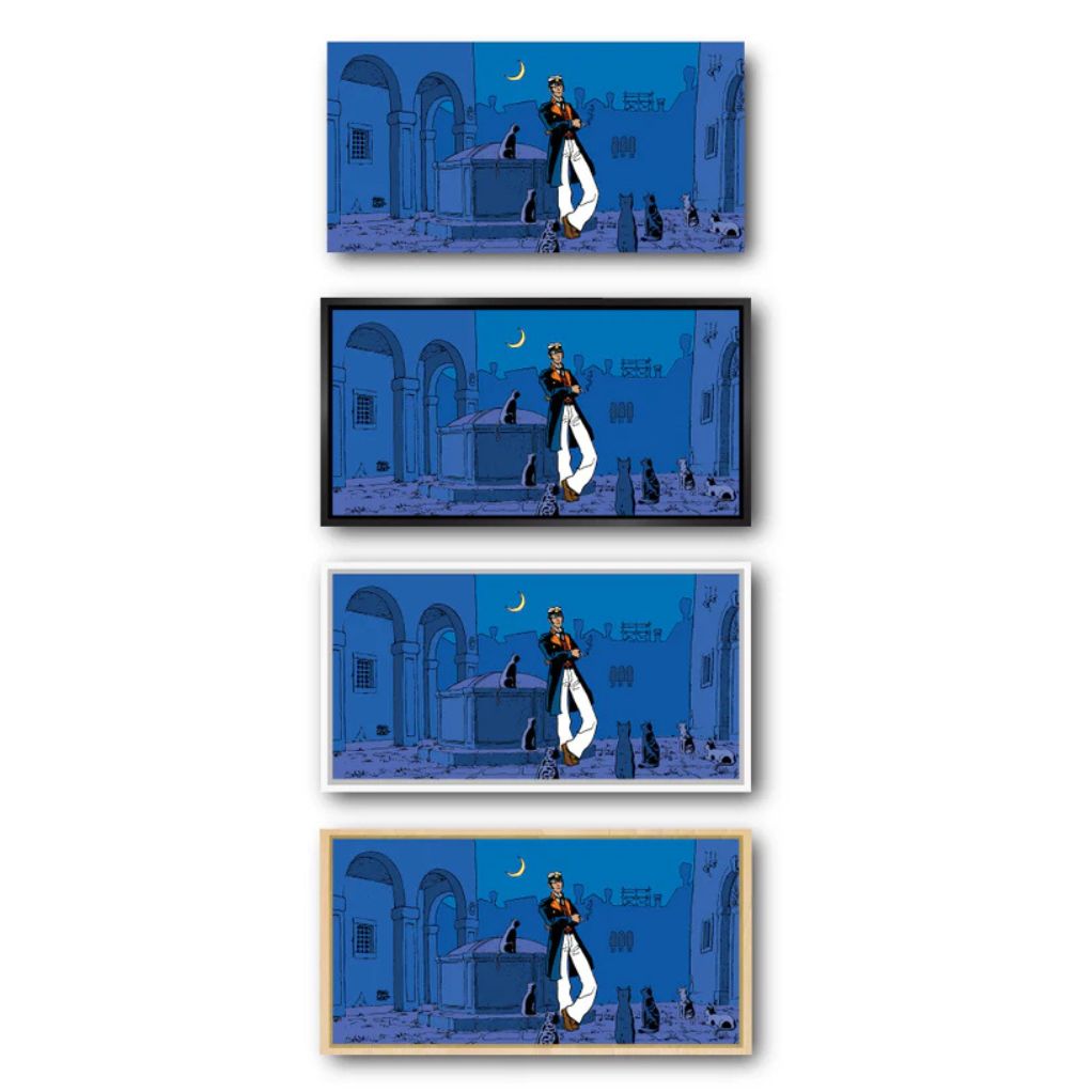 Tableau Corto Maltese 3 - Corto et les chats 100x50 cm - secondaire-8