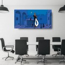 Tableau Corto Maltese 3 - Corto et les chats 100x50 cm - secondaire-9