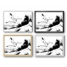 Tableau Corto Maltese 7 - Les dunes noir et blanc - secondaire-7