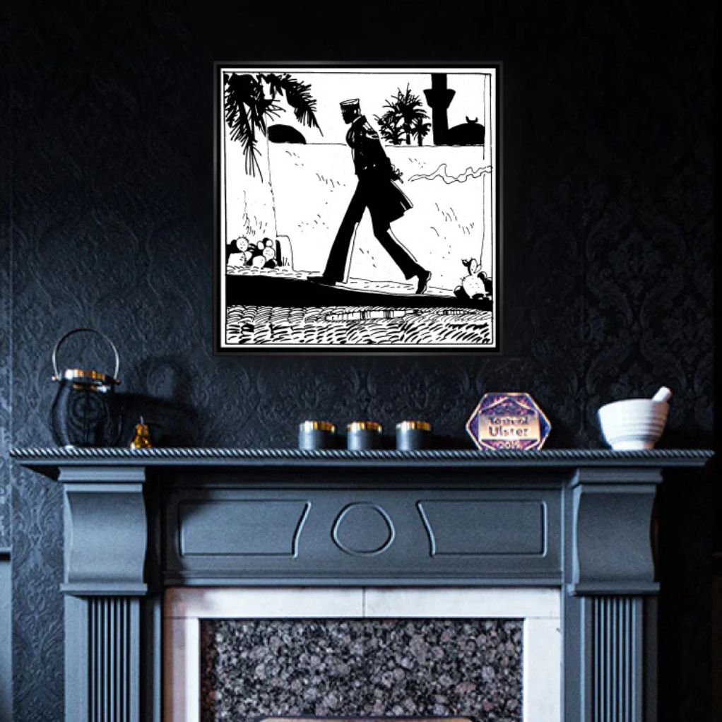 Tableau Corto Maltese 9 - Corto se promène 70x70 cm - secondaire-2