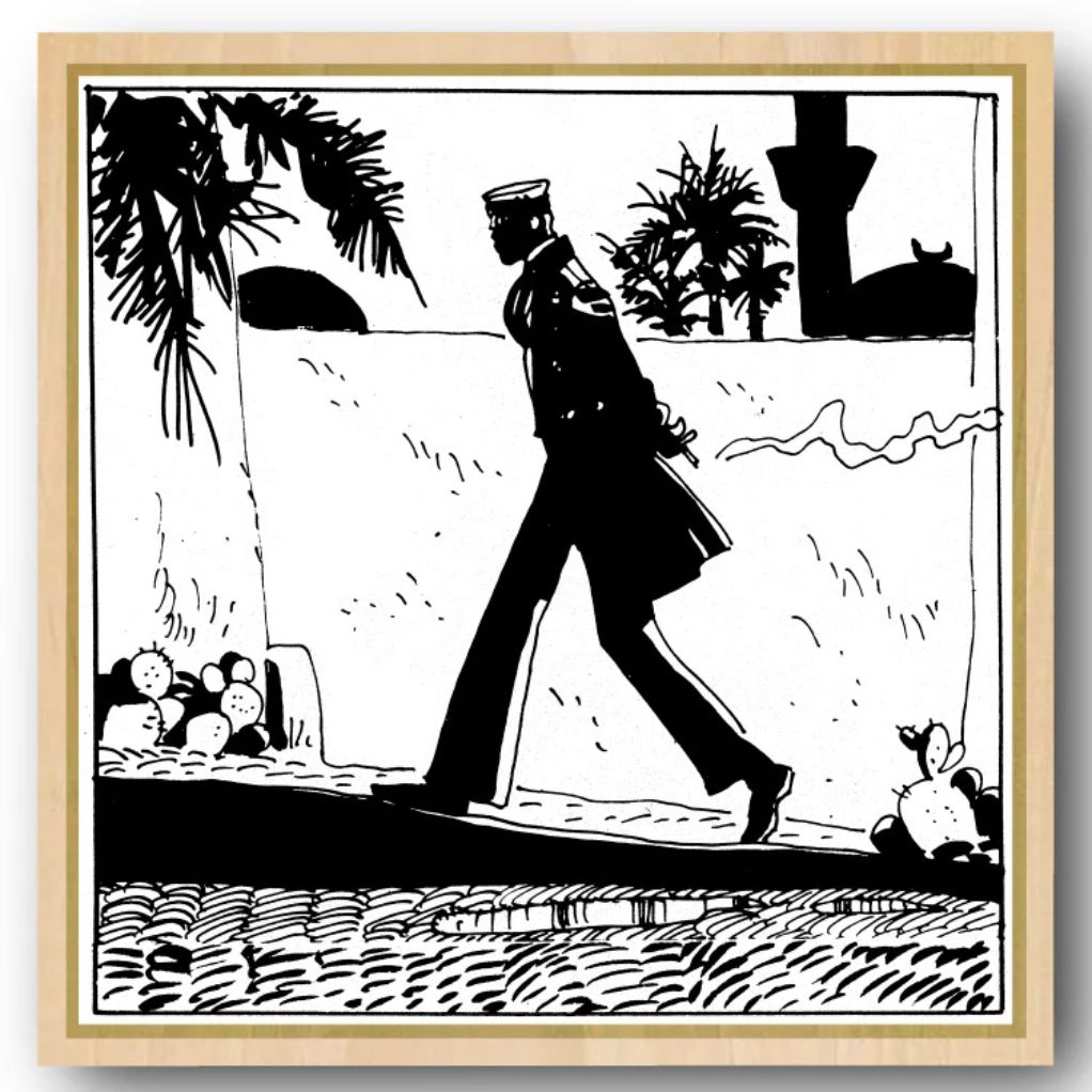 Tableau Corto Maltese 9 - Corto se promène 70x70 cm - secondaire-5