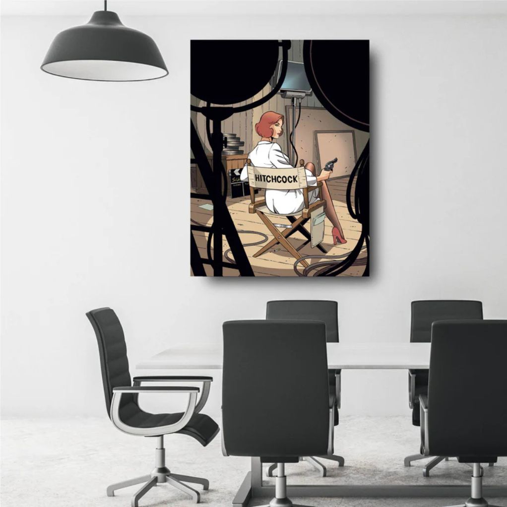 Tableau Pin up 6 Hitchcock 50x70 cm - secondaire-4