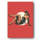 Tableau Pin up 7 - Fond rouge - secondaire-1