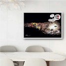 Tableau Gaston Lagaffe 9 - La sieste - secondaire-1