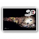 Tableau Gaston Lagaffe 9 - La sieste - secondaire-6