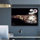 Tableau Gaston Lagaffe 9 - La sieste 75x50 cm - secondaire-3