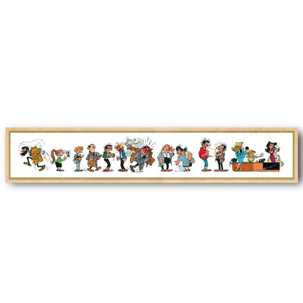 Tableau Gaston Lagaffe 11 - Les personnages de Gaston - secondaire-2