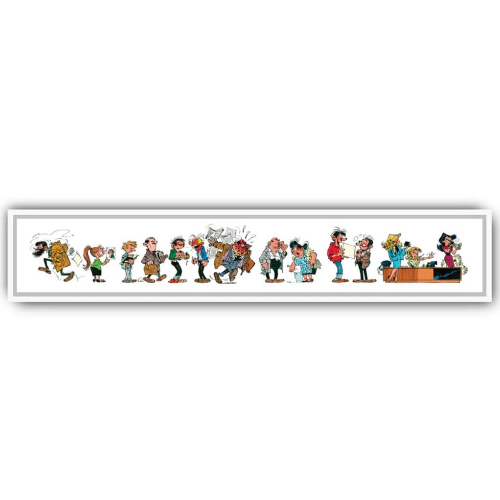 Tableau Gaston Lagaffe 11 - Les personnages de Gaston - secondaire-3