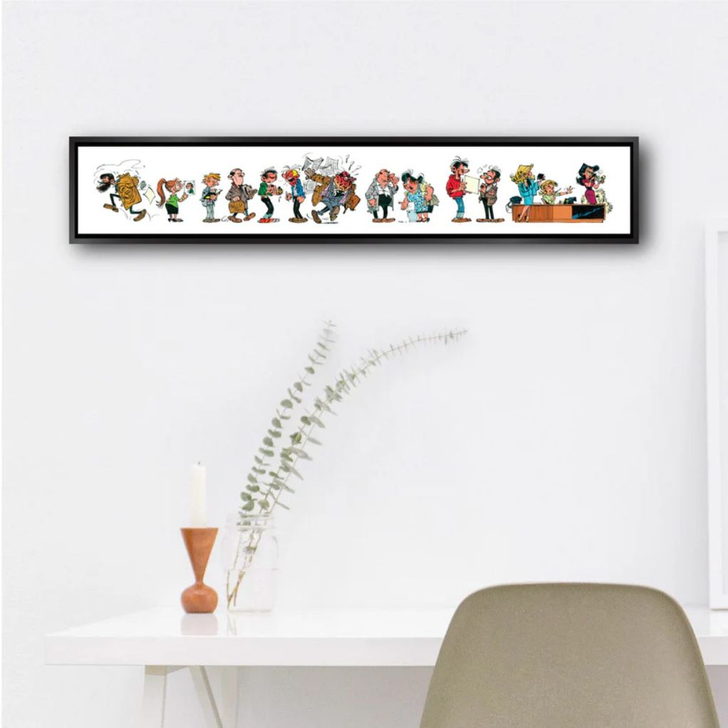 Tableau Gaston Lagaffe 11 - Les personnages de Gaston - secondaire-5