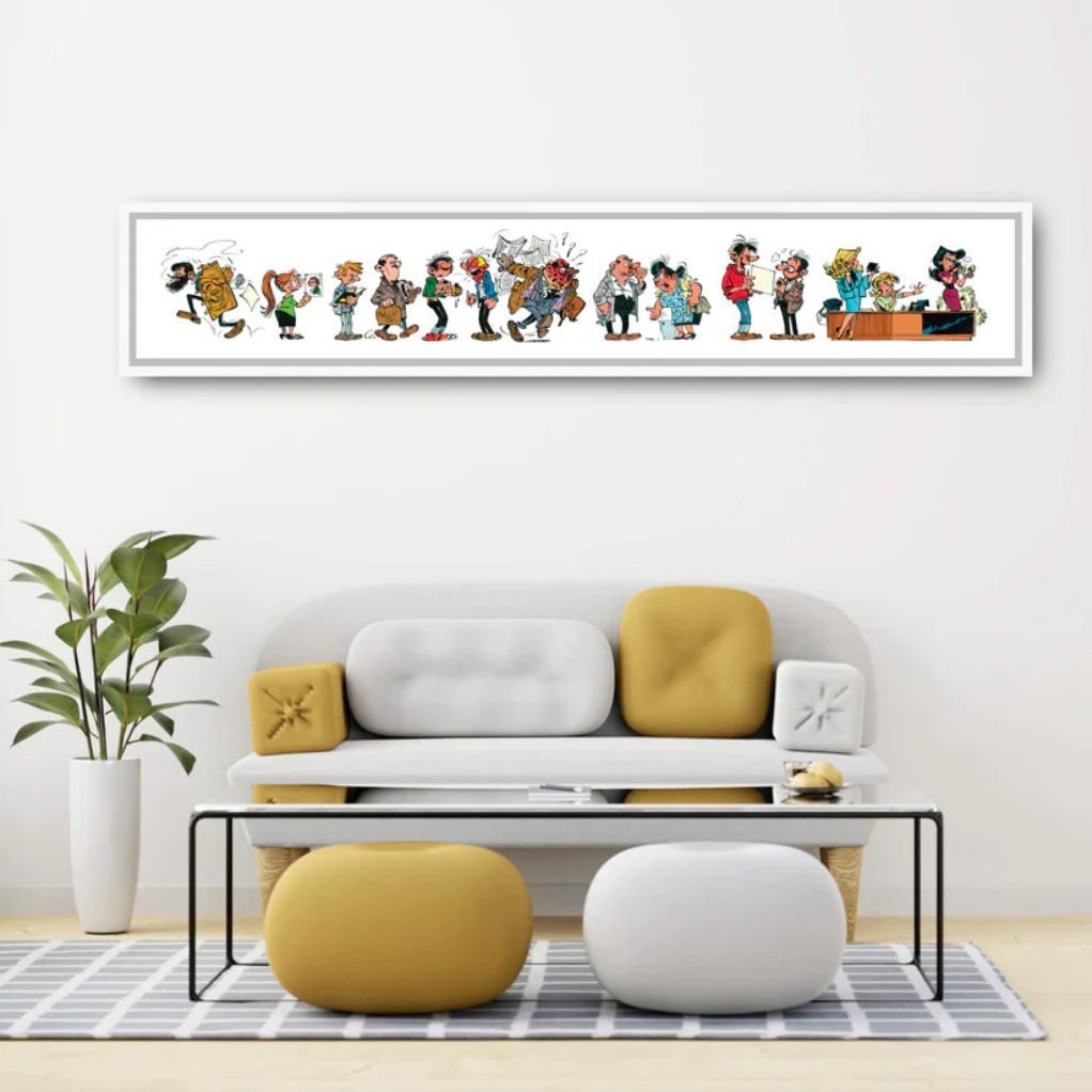 Tableau Gaston Lagaffe 11 - Les personnages de Gaston - secondaire-6