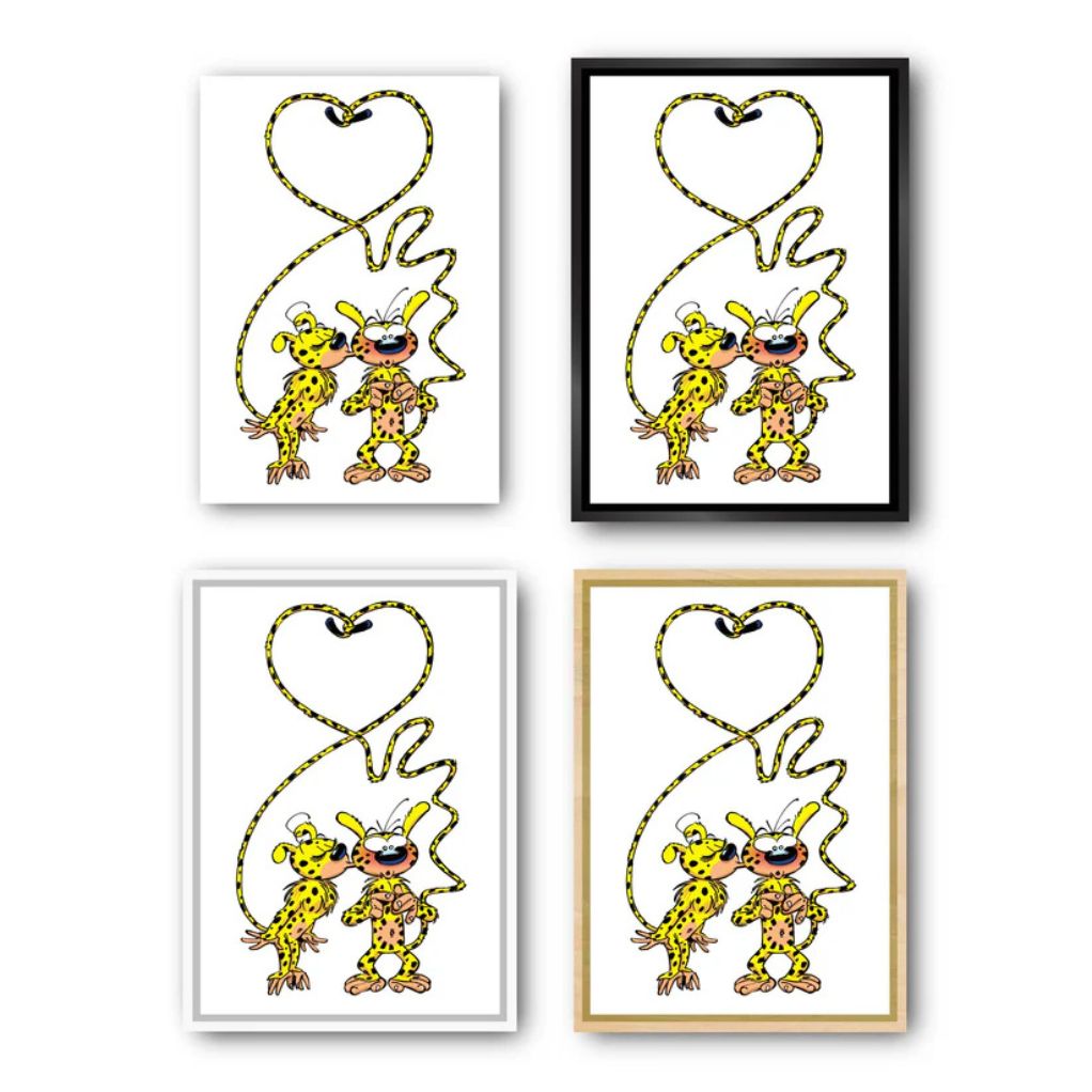 Tableau Le Marsupilami 5 L'Amour 50x70 cm - secondaire-1