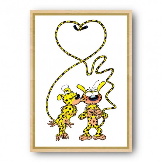Tableau Le Marsupilami 5 L'Amour 50x70 cm - secondaire-2