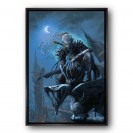 Tableau Le monde d'Aquilon 1 - Gaw'yn l'elfe noir 70x100 cm - secondaire-6