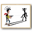 Tableau Lucky Luke 2 - L'homme qui tire plus vite... - secondaire-1