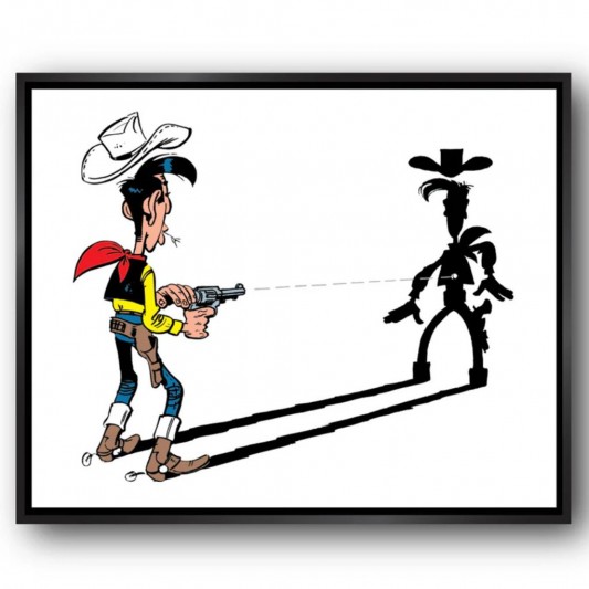 Tableau Lucky Luke 2 - L'homme qui tire plus vite... - secondaire-3