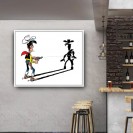 Tableau Lucky Luke 2 - L'homme qui tire plus vite... - secondaire-6
