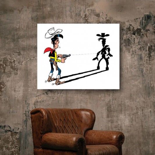 Tableau Lucky Luke 2 - L'homme qui tire plus vite... - secondaire-9