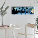 Tableau Lucky Luke 8 - Duel de nuit 100x30 cm - secondaire-3