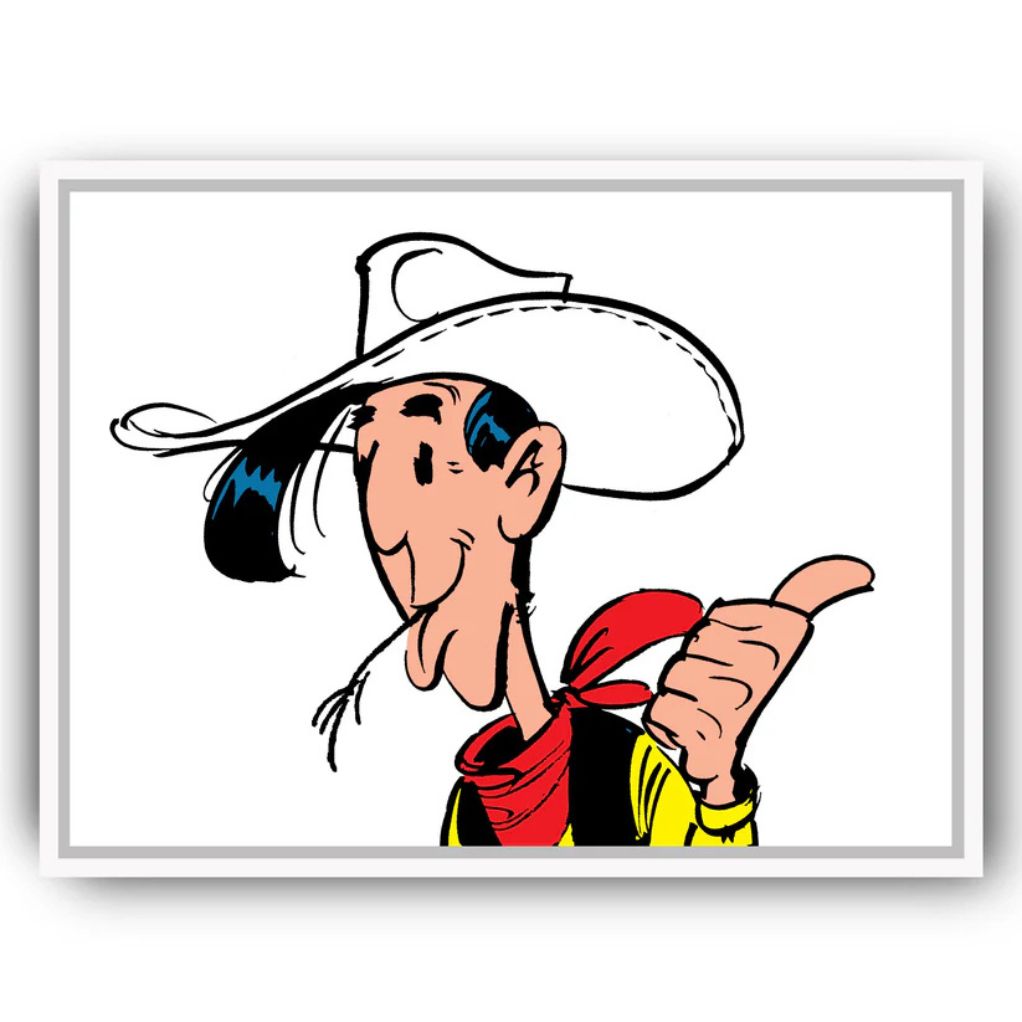 Tableau Lucky Luke 10 - Lucky Luke 70x55 cm - secondaire-2