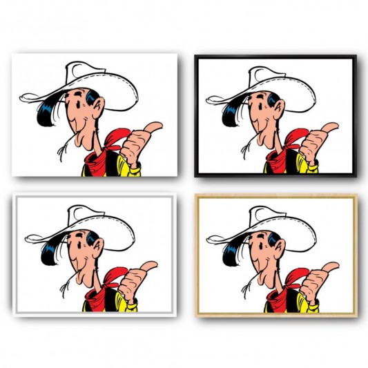 Tableau Lucky Luke 10 - Lucky Luke 70x55 cm - secondaire-4