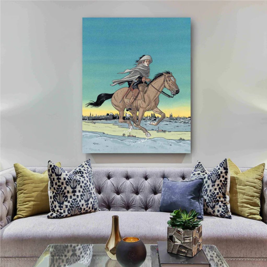 Tableau Les 7 vies de l'épervier 2 - Cheval au galop 1 - secondaire-2