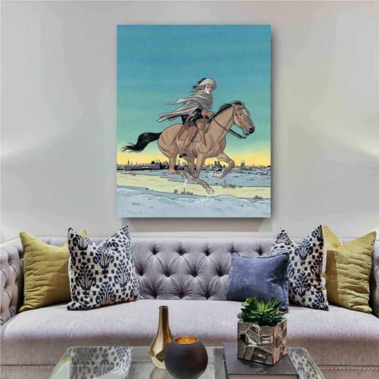 Tableau Les 7 vies de l'épervier 2 - Cheval au galop 1 - secondaire-2