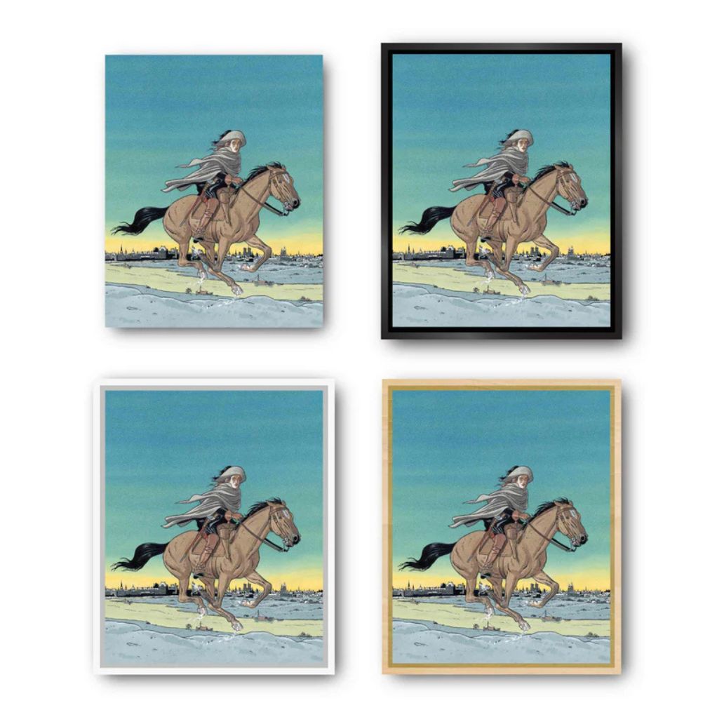 Tableau Les 7 vies de l'épervier 2 - Cheval au galop 1 - secondaire-8