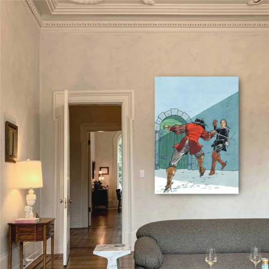 Tableau Les 7 vies de l'épervier 4 - Duel épée - secondaire-4