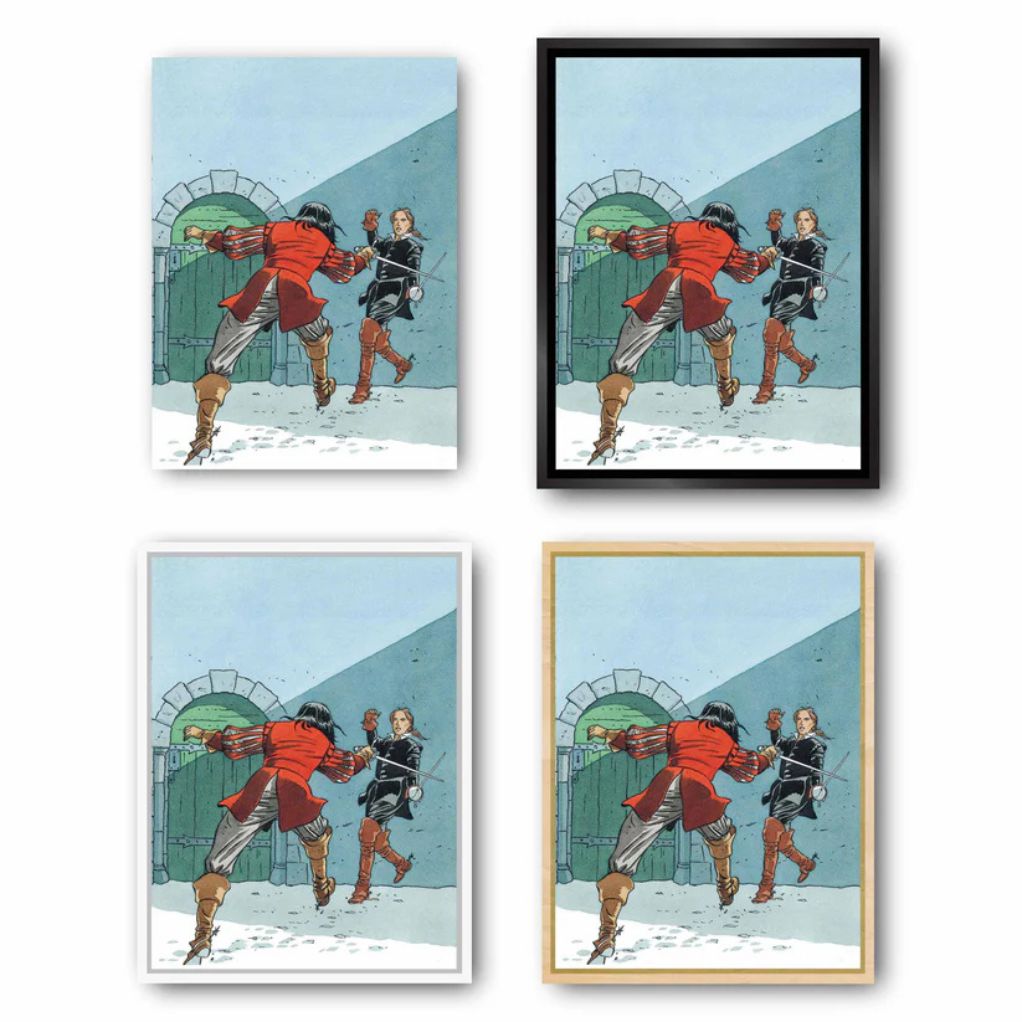 Tableau Les 7 vies de l'épervier 4 - Duel épée - secondaire-8