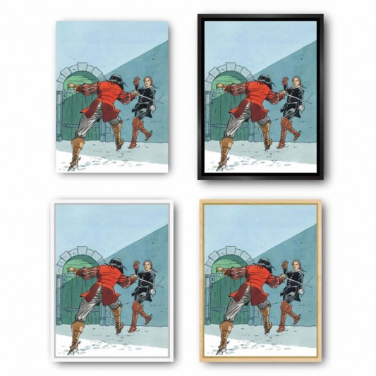 Tableau Les 7 vies de l'épervier 4 - Duel épée - secondaire-8