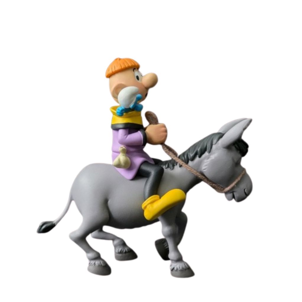 Figurine Olivier sur son âne & Le Schtroumpf Financier - secondaire-6