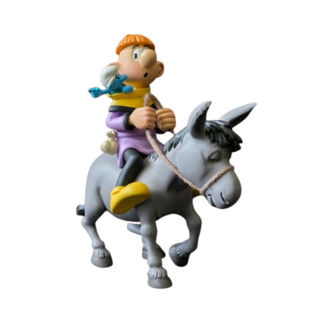 Figurine Olivier sur son âne & Le Schtroumpf Financier - secondaire-7