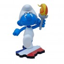 Figurine Schtroumpf porteur de la flamme Olympique - secondaire-1