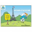 Figurine Schtroumpf porteur de la flamme Olympique - secondaire-6