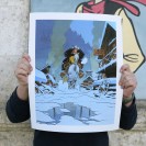 Digigraphie Lucky Luke - Galop dans la neige - secondaire-1
