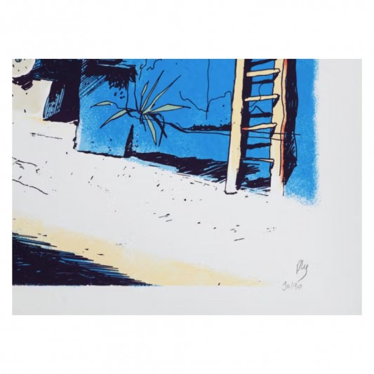 Sérigraphie Sicile le matin - secondaire-1